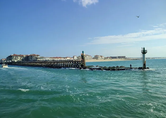 Bord De Avec Vue Port Appartement Capbreton