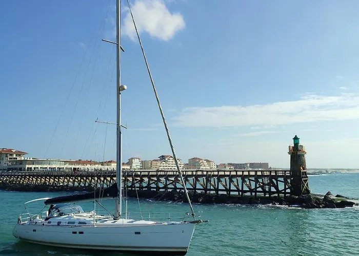 Bord De Avec Vue Port Appartement Capbreton