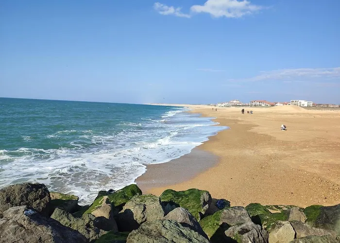 Bord De Avec Vue Port Capbreton